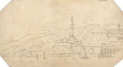 Genua door John Robert Cozens