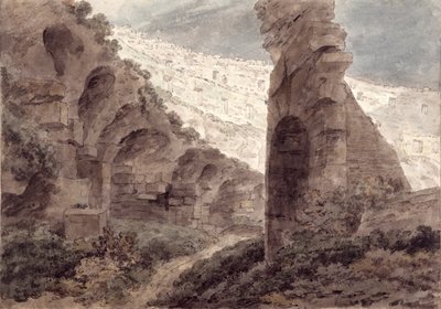 Interieur van het Colosseum, 1778 door John Robert Cozens