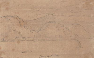 Het eiland Nisida door John Robert Cozens