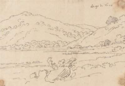 Meer van Vico door John Robert Cozens
