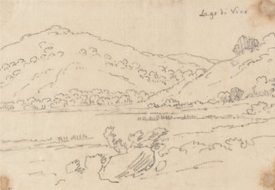 Meer van Vico door John Robert Cozens