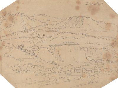 Monmeliant door John Robert Cozens