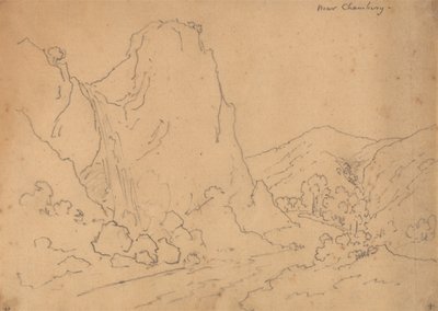 Omgeving Chambéry door John Robert Cozens