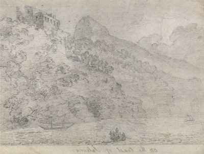 Aan de kust van Salerno door John Robert Cozens