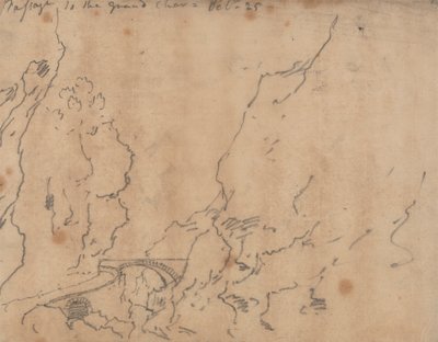 Passage naar de Grand Chartreuse door John Robert Cozens