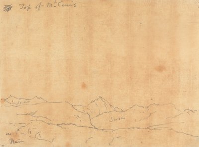 Top van Mt. Cenis door John Robert Cozens