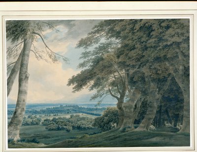 Windsor Castle vanuit het zuidwesten, ca. 1787-99 door John Robert Cozens