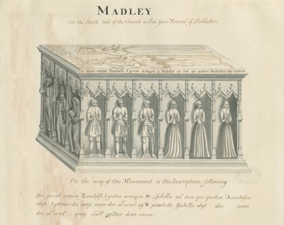 Madeley Church - Monument voor Randolf Egerton door John Robert Fernyhough