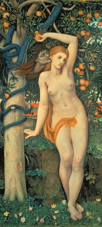Eva Verleid, c.1877 door John Roddam Spencer Stanhope