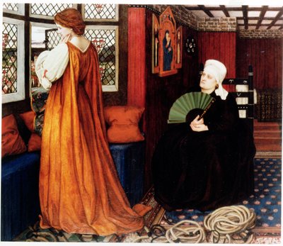 Julia en haar Verpleegster door John Roddam Spencer Stanhope