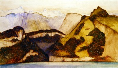 Meerlandschap, c.1880 door John Roddam Spencer Stanhope