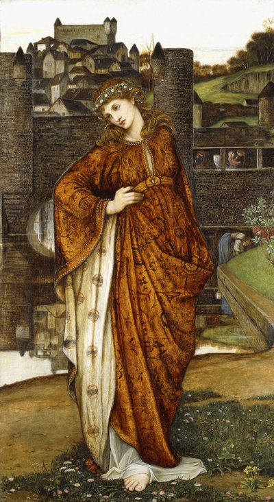 Onze Lieve Vrouw van de Waterpoort door John Roddam Spencer Stanhope