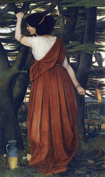 Rizpah, de dochter van Aiah door John Roddam Spencer Stanhope