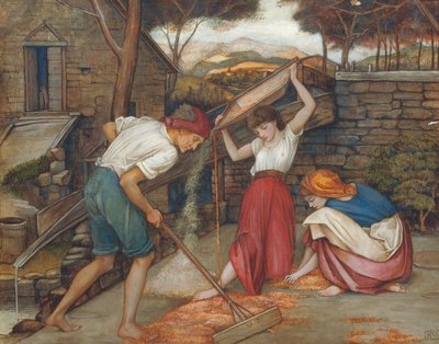 Wannen door John Roddam Spencer Stanhope