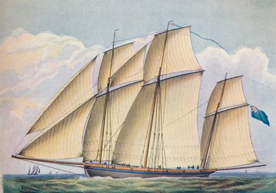Gewapende Lugger Met Alle Zeilen Gehesen, 1825 door John Rogers