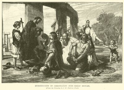 Invoering van het Christendom in Groot-Brittannië door John Rogers Herbert