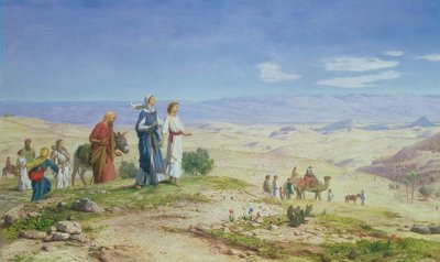 Buiten Jeruzalem door John Rogers Herbert
