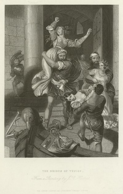 De bruiden van Venetië door John Rogers Herbert