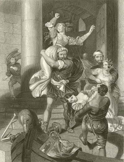 De bruiden van Venetië door John Rogers Herbert