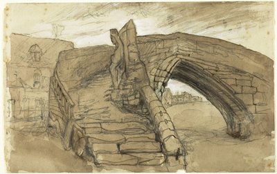 Brug bij Croyland door John Ruskin