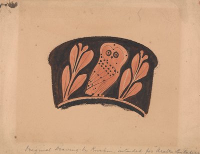 Uil, Naar een Attische Kantharos door John Ruskin