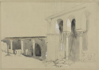 Het Grote Plein in Torcello, 1850 door John Ruskin