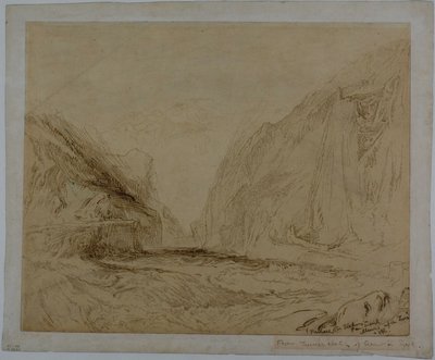 Stroom in Tirol door John Ruskin