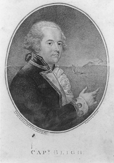 Kapitein William Bligh, gegraveerd door John Conde door John Russell