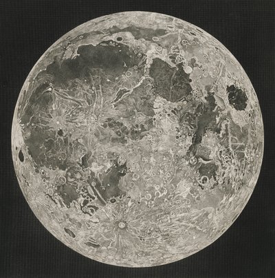 Lunaire Cartografie, 1805-06 door John Russell