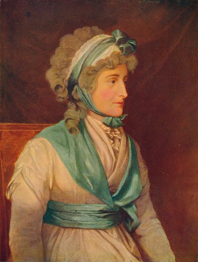 Sarah Siddons 1755-1831, 18e-eeuwse Engelse tragische actrice, 1906 door John Russell