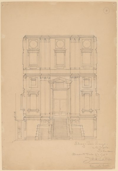 Bibliotheek, San Lorenzo door John Russell Pope