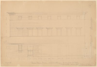 Palazzo Pollini, Siena, Toegeschreven aan Peruzzi door John Russell Pope