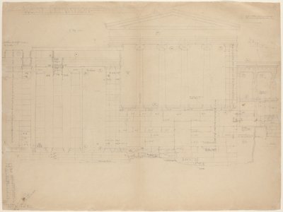 Het Erechtheion, Westelijke Gevel (linkerhelft) door John Russell Pope