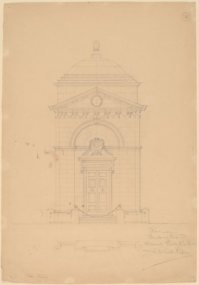 Graf van Dante, Ravenna door John Russell Pope