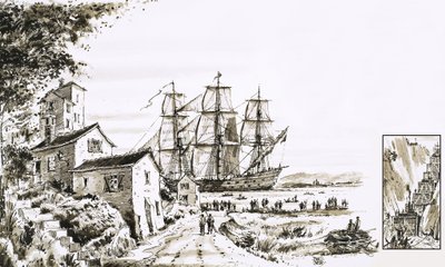 De inwoners van Languedoc hadden nog nooit grote schepen gezien door John S. Smith
