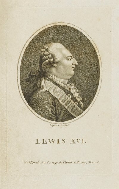 Lewis XVI door John Samuel Agar