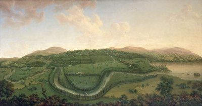 Taymouth vanuit het Noorden, 1755 door John Sanger