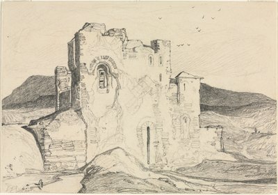 Een kasteel in Normandië door John Sell Cotman