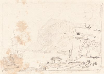 Een Droogdok door John Sell Cotman