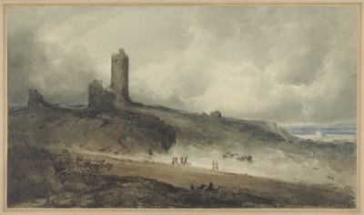 Kasteel van Aberystwyth door John Sell Cotman