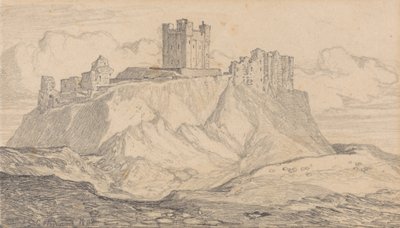 Kasteel Bamborough, Northumberland door John Sell Cotman