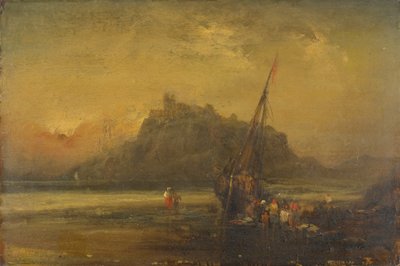 Strandscène door John Sell Cotman