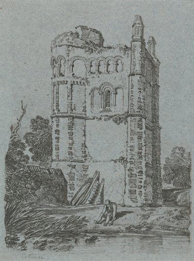 Brandsby Toren, Yorkshire door John Sell Cotman