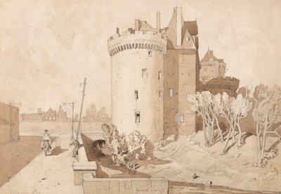 Kasteel bij Alençon door John Sell Cotman