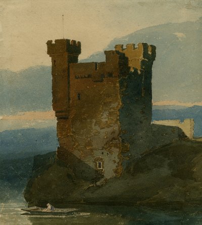 Kasteel bij Water door John Sell Cotman