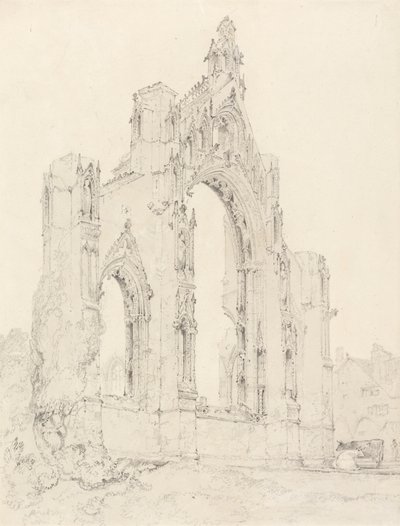Oostkant van Howden Church, Yorkshire door John Sell Cotman