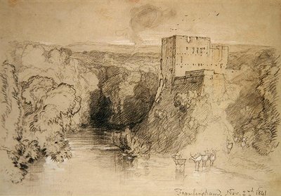 Framlingham Kasteel door John Sell Cotman