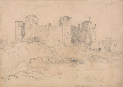 Kasteel Framlingham, Suffolk door John Sell Cotman