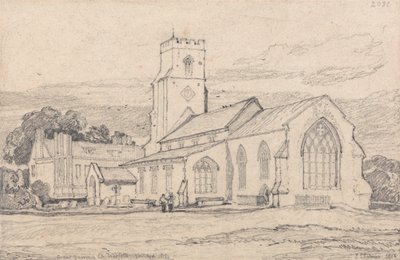 Great Snoring Church, Norfolk door John Sell Cotman