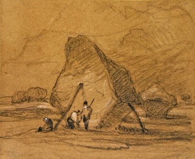 Hooibergen door John Sell Cotman